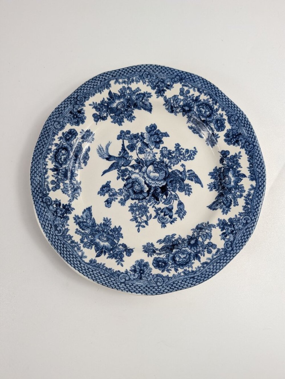Johnson Brothers Asiatic Pheasant 8” Salad Plate Blue & White Replacement